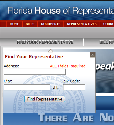 Find Your Reprentative in Florida